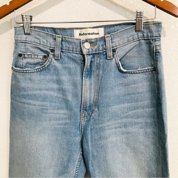 Reformation Julia Crop High Jean Sz 26 - Picture 12 of 17